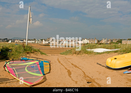 Windsurfing Voile à Elie Sands East Neuk Fife Ecosse Région Banque D'Images