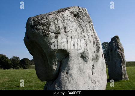 Site du patrimoine mondial des cercles de pierre Avebury Wiltshire england uk go Banque D'Images