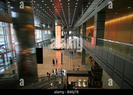 À l'intérieur de Suntec International Convention & Exhibition Centre, Singapour. Banque D'Images