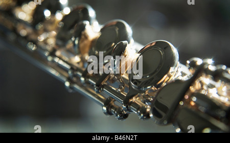 Close-up de flûte Banque D'Images