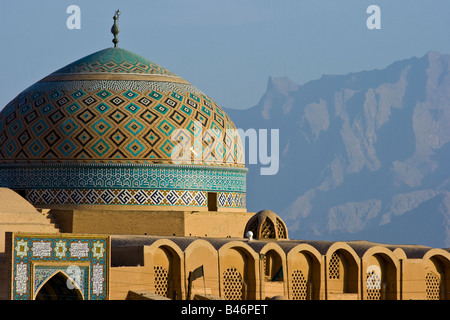 Mosquée Jameh ou Mosquée du Vendredi de Yazd, Iran Banque D'Images