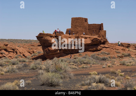 Wukoki, Ruines Wupatki National Monument, Arizona, USA Banque D'Images