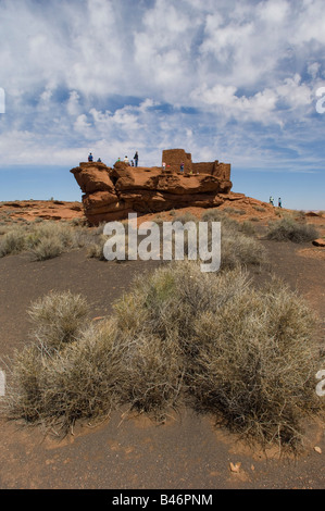 Wukoki, Ruines Wupatki National Monument, Arizona, USA Banque D'Images