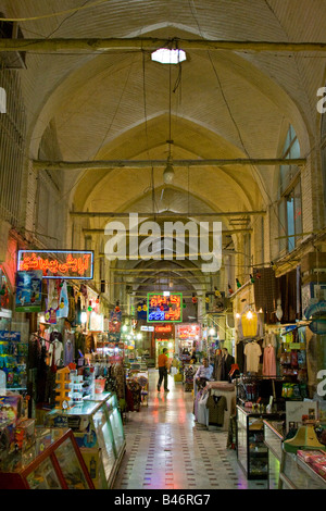 Bazar e Bozorg à Esfahan Iran Banque D'Images