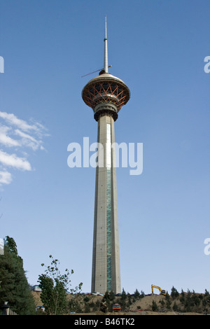 Burj e Milad à Téhéran Iran Banque D'Images