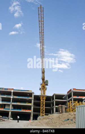 Site de Construction à Téhéran Iran Banque D'Images