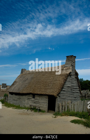 Plimoth plantation de Plymouth dans le Massachusetts, Etats-Unis Banque D'Images