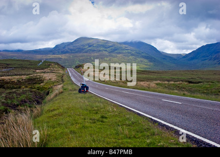 A832 route de Braemore Wester Ross, Highlands Ecosse Royaume-Uni Grande-bretagne UK 2008 Banque D'Images