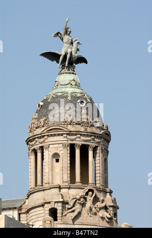 Bel immeuble à Barcelone, Espagne Banque D'Images