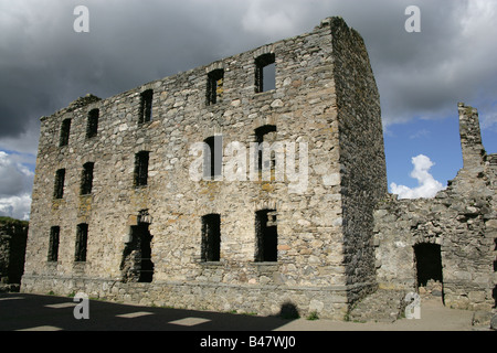 Le village de Kingussie, Scotland. Caserne du nord de la Caserne Ruthven. Les baraques ont été détruites par les jacobites en 1746. Banque D'Images