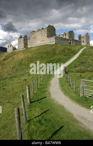 Le village de Kingussie, Scotland. Caserne Ruthven a été détruit par les jacobites après avoir été battus à la bataille de Culloden Banque D'Images