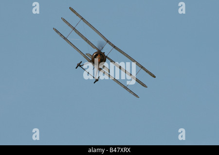 Shuttleworth (Collection) Air Show 2008 WW1 fighter Sopwith Triplane Banque D'Images