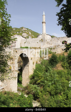 Forteresse à Travnik, en Bosnie et Herzégovine Banque D'Images