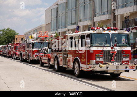 Incendie à la Convention de Washington Center, Washington DC, USA Banque D'Images