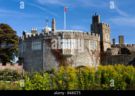 Château et Jardins de Walmer Banque D'Images