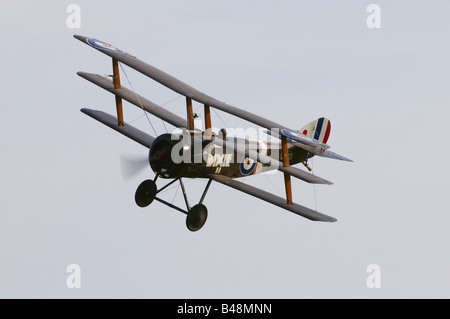 Shuttleworth (Collection) Air Show 2008 WW1 fighter Sopwith Triplane Banque D'Images