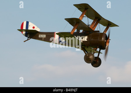 Shuttleworth (Collection) Air Show 2008 WW1 fighter Sopwith Triplane Banque D'Images