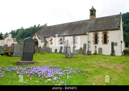 L'église paroissiale de Fortingall Perthshire Scotland UK Banque D'Images