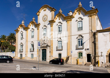 Façade de la ville de Portalegre Misericordia, le Portugal. Banque D'Images