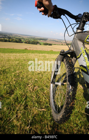 Randonnée cycliste dans le Kent en Angleterre Banque D'Images