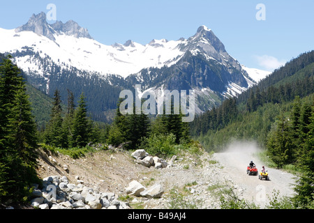 Voyage vtt à Whistler en Colombie-Britannique Banque D'Images