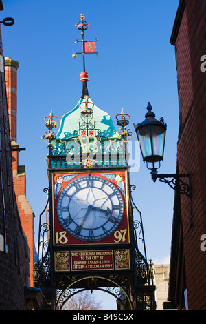 Eastgate Clock Chester Cheshire Angleterre Banque D'Images