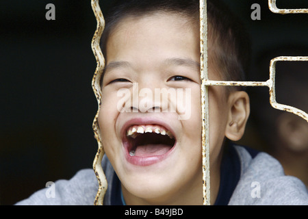 Centre pour enfants handicapés mentaux, Van Thang, Vietnam Banque D'Images