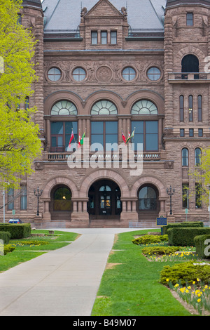 L'Édifice de l'Assemblée législative de l'Ontario (1892) dans la ville de Toronto, Ontario, Canada. Banque D'Images