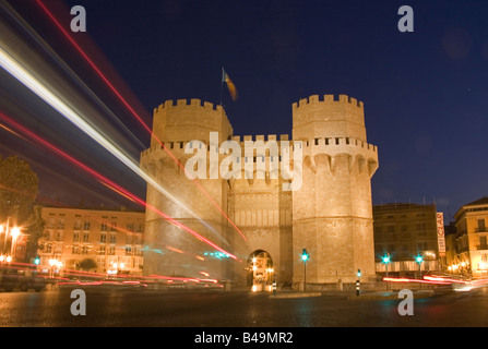 Les tours de Serrano Valencia Espagne Banque D'Images