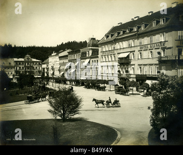 Géographie / voyages, Tchéquie, Marianske Lazne, rues, rue Stefan, photographie de Würthle und Sohn, Salzbourg, 1904, Banque D'Images