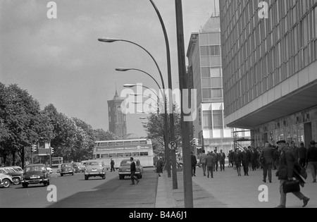 Géographie/voyages, Allemagne, Berlin, rues, Unter den Linden, 1966, Banque D'Images