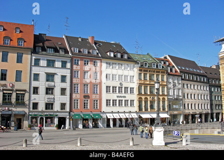 Géographie / voyage, Allemagne, Bavaria, Munich, places, Max-Joseph-Platz, Additional-Rights Clearance-Info-Maisons,-Not-Available Banque D'Images