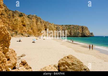 Près de Lagos, Praia De Plage Canavial, Porto De Mos ( Porto de Mós ) Banque D'Images