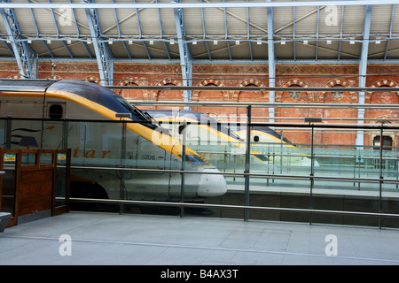 Trains Eurostar Banque D'Images