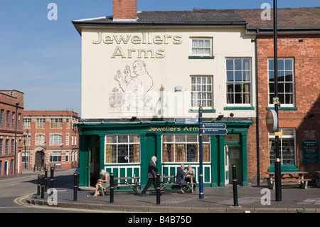 Les bijoutiers d'armes, le quartier des bijoutiers, Birmingham Banque D'Images