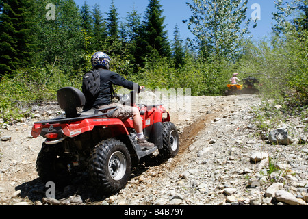 Voyage vtt à Whistler en Colombie-Britannique Banque D'Images