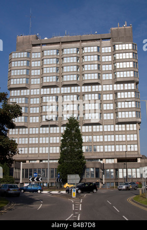 Comté de Bucks hall building Aylesbury Buckinghamshire Angleterre, Royaume-Uni. Banque D'Images