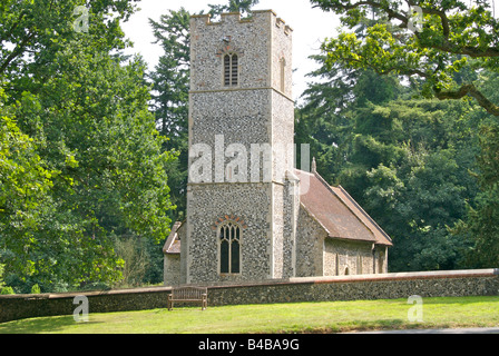 Église Santon Downham Banque D'Images