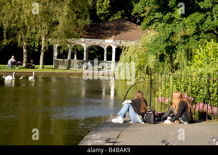 Saint Stephen's Green Park Dublin Ireland Banque D'Images