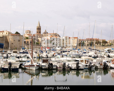 Port d'Alghero, Sardaigne Banque D'Images