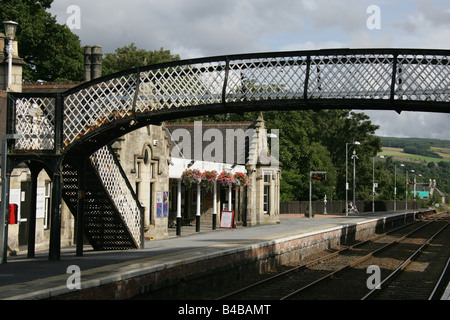 La ville de Perth, en Écosse. La gare de Pitlochry sur Station Road. Banque D'Images