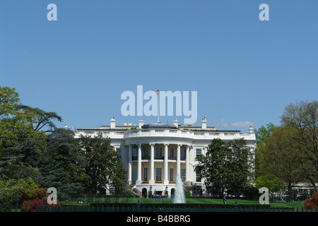 La Maison Blanche, résidence du Président des États-Unis d'Amérique à Washington DC USA Copy Space Banque D'Images