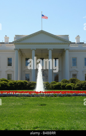 La Maison Blanche, résidence du Président des États-Unis d'Amérique à Washington DC USA Copy Space Banque D'Images