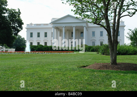 La Maison Blanche, résidence du Président des États-Unis d'Amérique à Washington DC USA Copy Space Banque D'Images