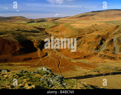 Vista d'automne dans la région de Ingram Valley, près du Parc National de Northumberland, Wooler Banque D'Images