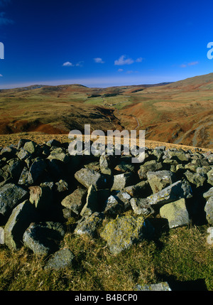 Un jour d'automne vue sur la vallée et la rivière Ingram dans Breamish Parc National de Northumberland près de Northumberland, Wooler Banque D'Images