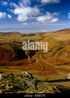 Un jour d'automne vue sur la vallée et la rivière Ingram dans Breamish Parc National de Northumberland près de Northumberland, Wooler Banque D'Images