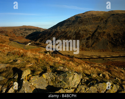 Un jour d'automne vue sur la vallée et la rivière Ingram dans Breamish Parc National de Northumberland près de Northumberland, Wooler Banque D'Images