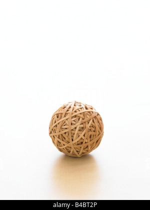 Une boule de bandes de caoutchouc Banque D'Images