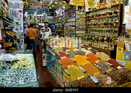 Egyptian Spice Bazaar Istanbul Turquie Banque D'Images